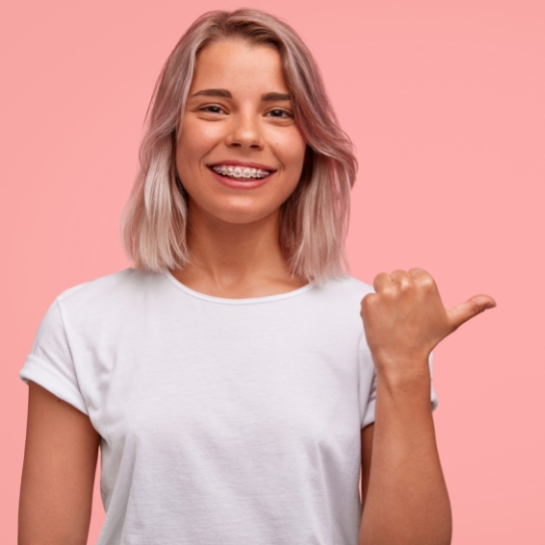 Smile after braces in El Paso